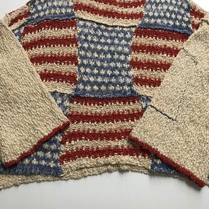 Free people Liberty Sweater Small with repair **Please see pics for repa…